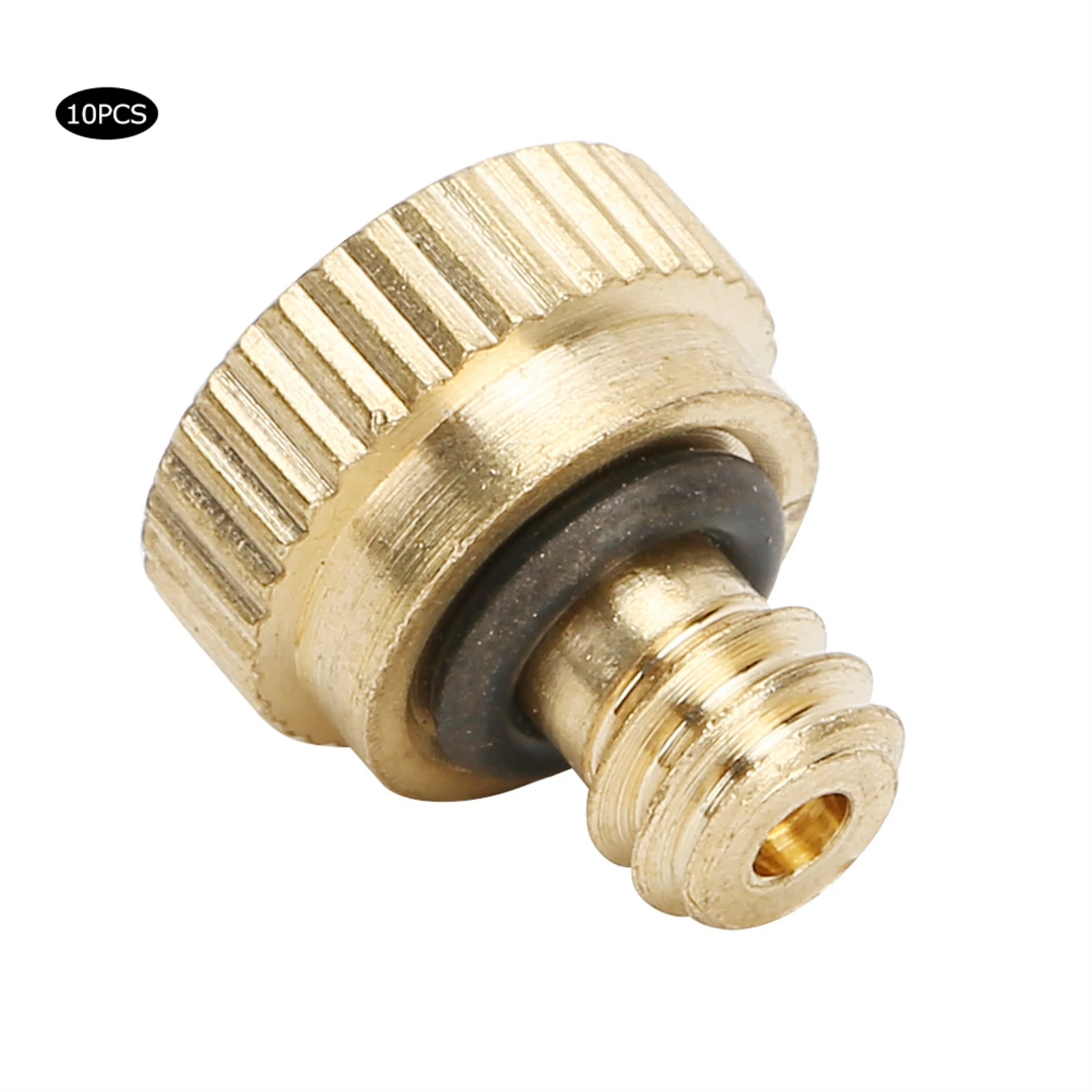 10PCS Atomizing Nozzle Brass Material 0.5mm Low-Pressure Nozzle Fine Workmanship Anti-Corrosion / Low Fluid Pressure Quicker