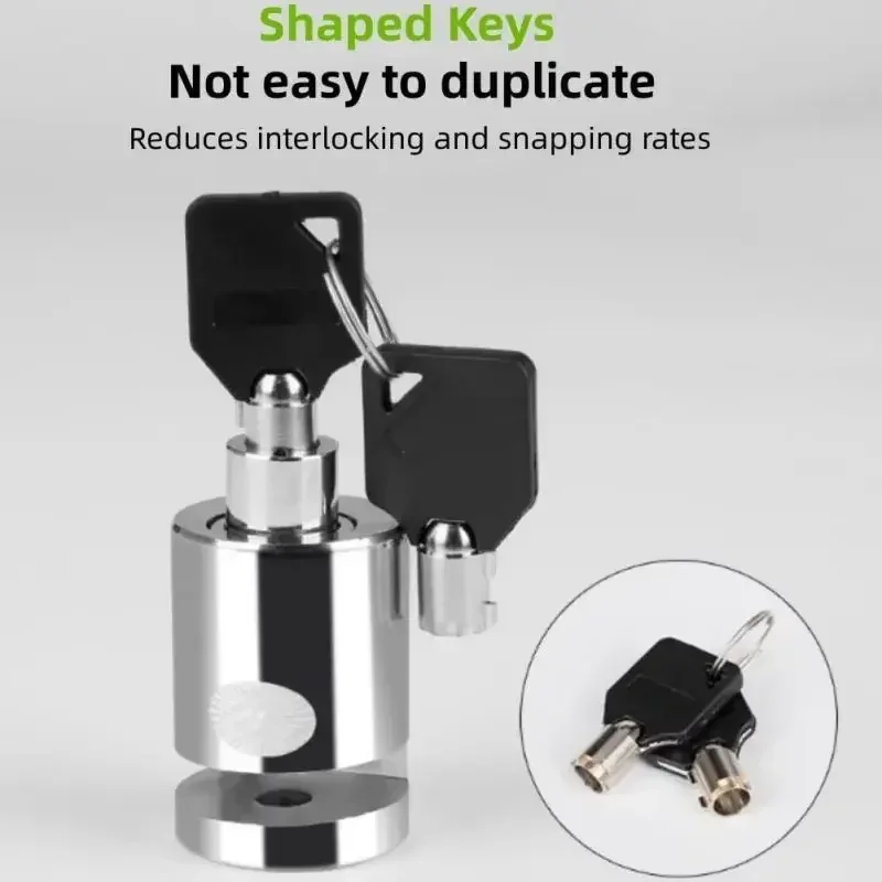 Anti Theft Motorbike Security Wheel Disk Lock Bicycle Disc Brake Lock  Zinc Alloy Steel Disk Lock for Motor Scooter Bike