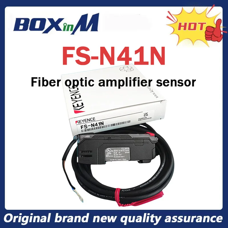 100% NEW KEYENCE FS-N41N Fiber optic amplifier sensor