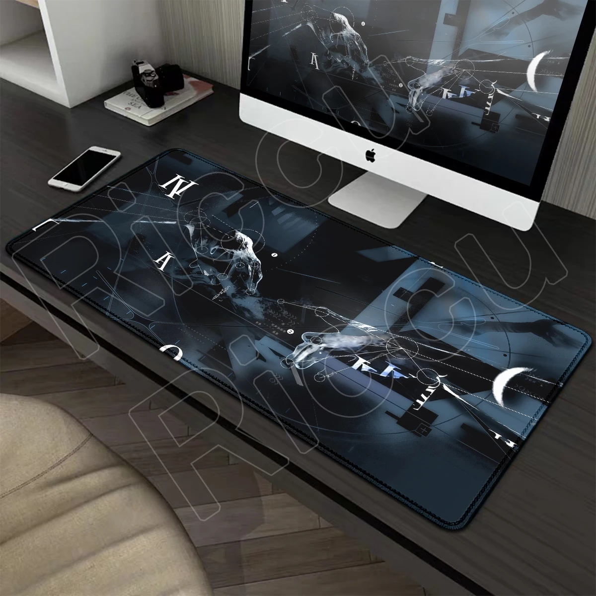 Science Fiction Style Large Mouse Pad Ultrafine Surface Desk Mat Locked Edge Mousepads Writing Home Office Student Gaming Carpet