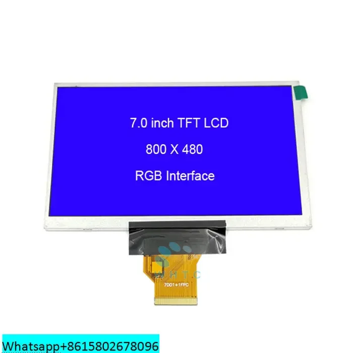 custom tft RGB 50pin 800x480 display panel 7 inch lcd screen