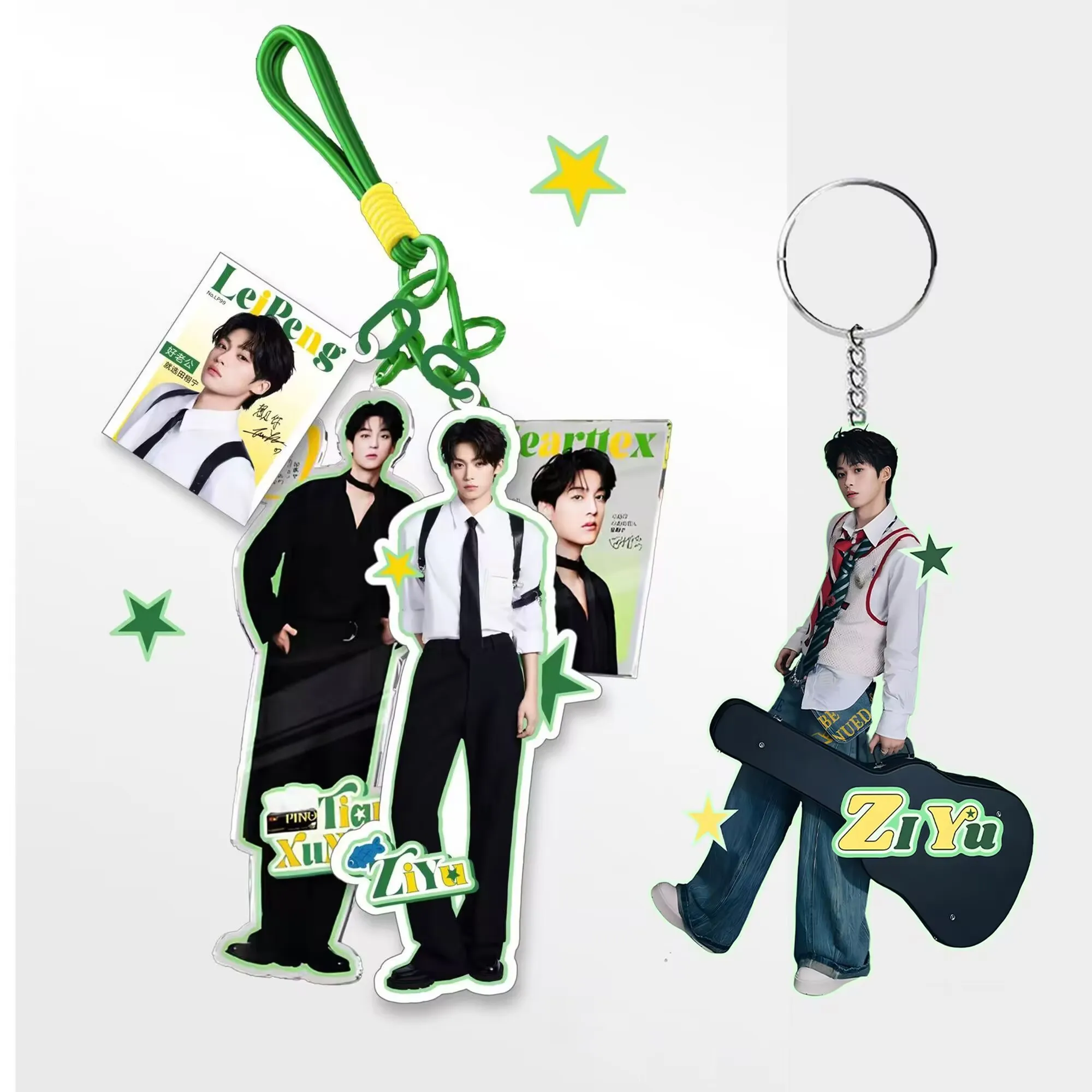 Inverse Love New Ray-Ban gantungan kunci tas sekolah akrilik buatan sendiri, liontin tas, dekorasi, koleksi, hadiah untuk teman