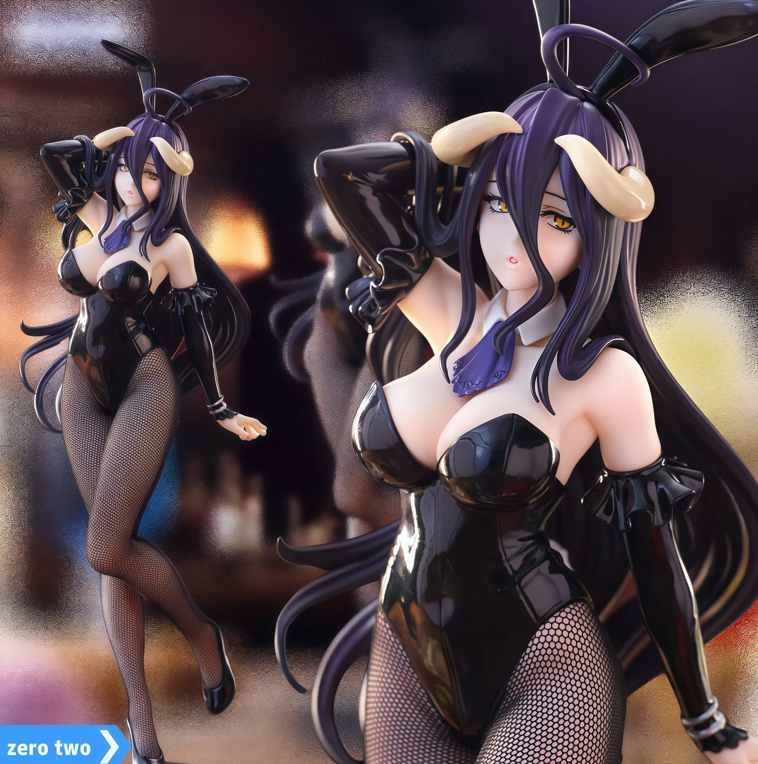 

Genuine OVERLORD BiCute Bunnies Figure Albedo PVC Figure in stock Collector Figurine Toys Desktop ornament New and unopened gift