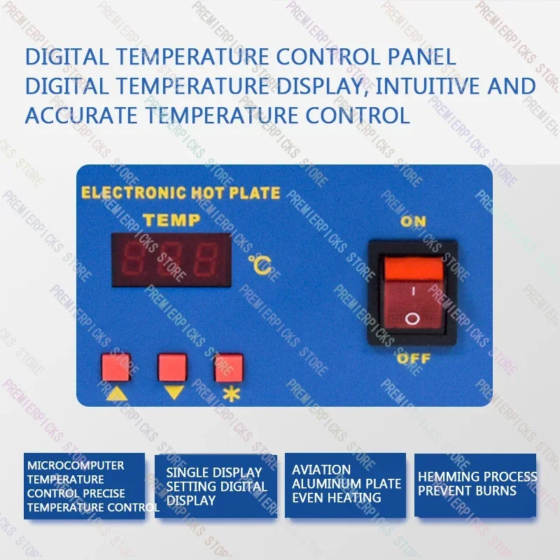 946C Heating Platform Aluminum Substrate Adjustable Temperature Preheating  Mobile Phone Screen Disassembly Repair