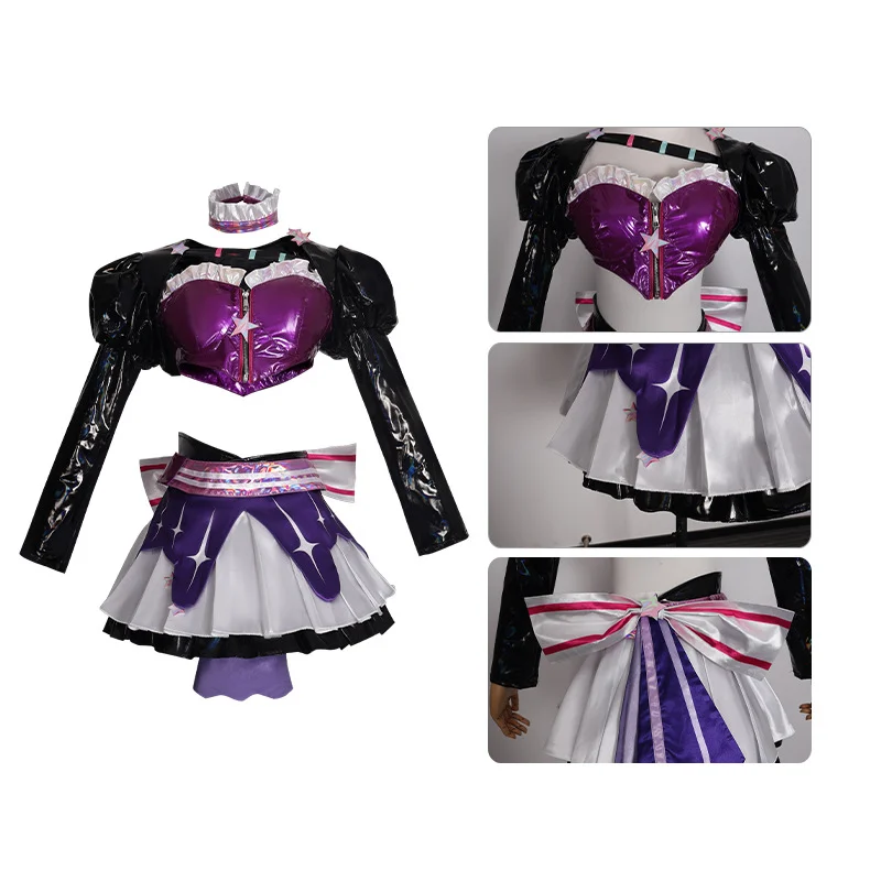 

Карнавальный аниме-проект Sekai Luka, карнавальный костюм Mikuu Luka, платье, униформа, маскировка на Хэллоуин, одежда для выступлений, женская одежда