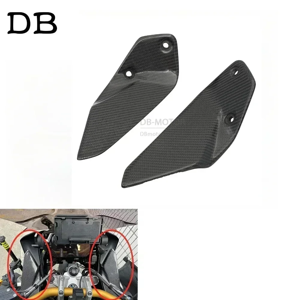 

Motorcycle Carbon Fiber Side Windshield Deflector Fit For BMW R1200GSADV 2013-2019 ADV 2019-2023 R1250GS