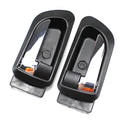 Car Styling 2PCS Black Interior Door Handles Inner Inside Door Armest Left Right for GREAT WALL HOVER H5 HAVAL H3 H5 GWM X200