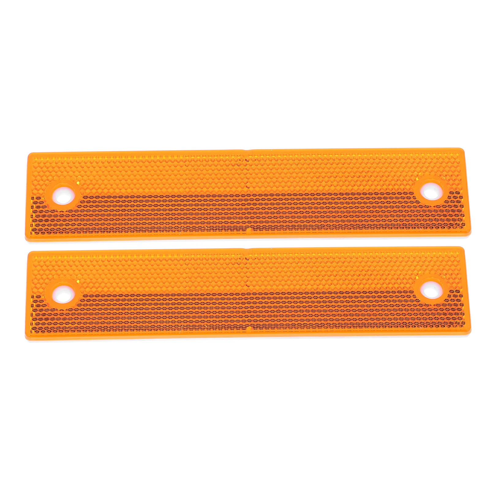 2 Pcs Reflective Guardrail Road Reflector Rectangular Safety Marker High Speed Acrylic Highway