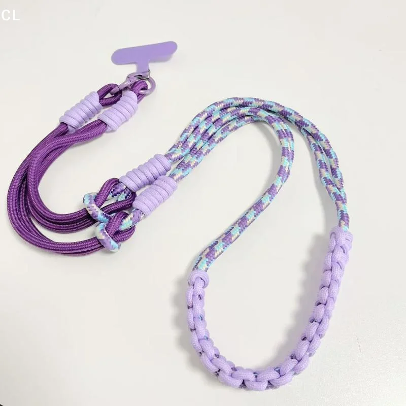AttireTrove1 PCS Braided Crossbody Phone Lanyard Durable Polyester Adjustable Length Anti Loss Daily Travel Use