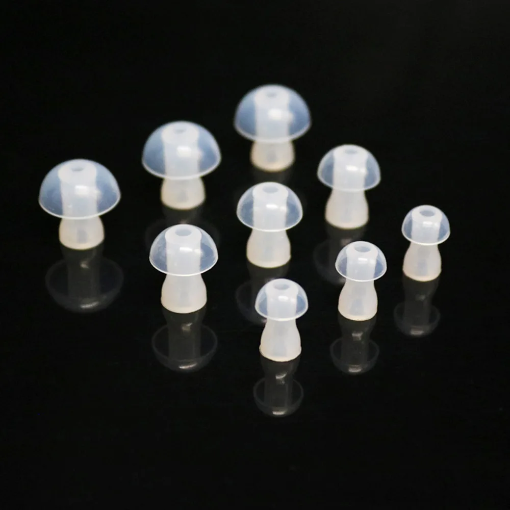 

10Pcs Universal Hearing Aid Ear Tips Soft Silicone Covers Ear Domes Earplugs Replacement for Hearing Aid Ear Care Accessories