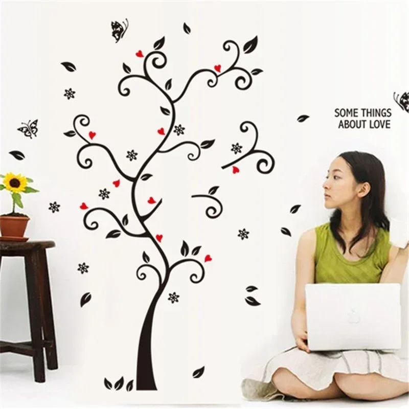 New Home Decoration Tree Branch Wall Stickers DIY Photo Wall Removable Photo Tree Wall Stickers Art Mural Decoration