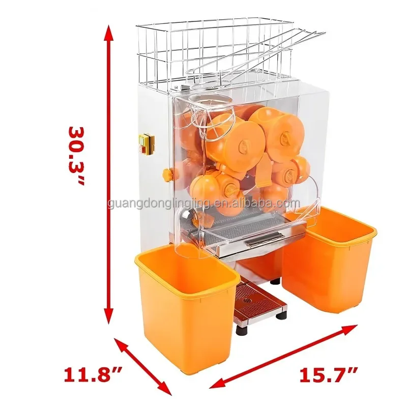 Cheap Commercial Automatic Orange Juice Maker Hotel Bar Supermarket