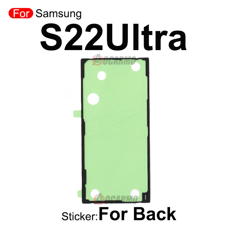 Für Samsung Galaxy S22 Ultra S22U Front LCD Screen Klebstoff Und Zurück Batterie Abdeckung Aufkleber Kleber Ersatz Teil