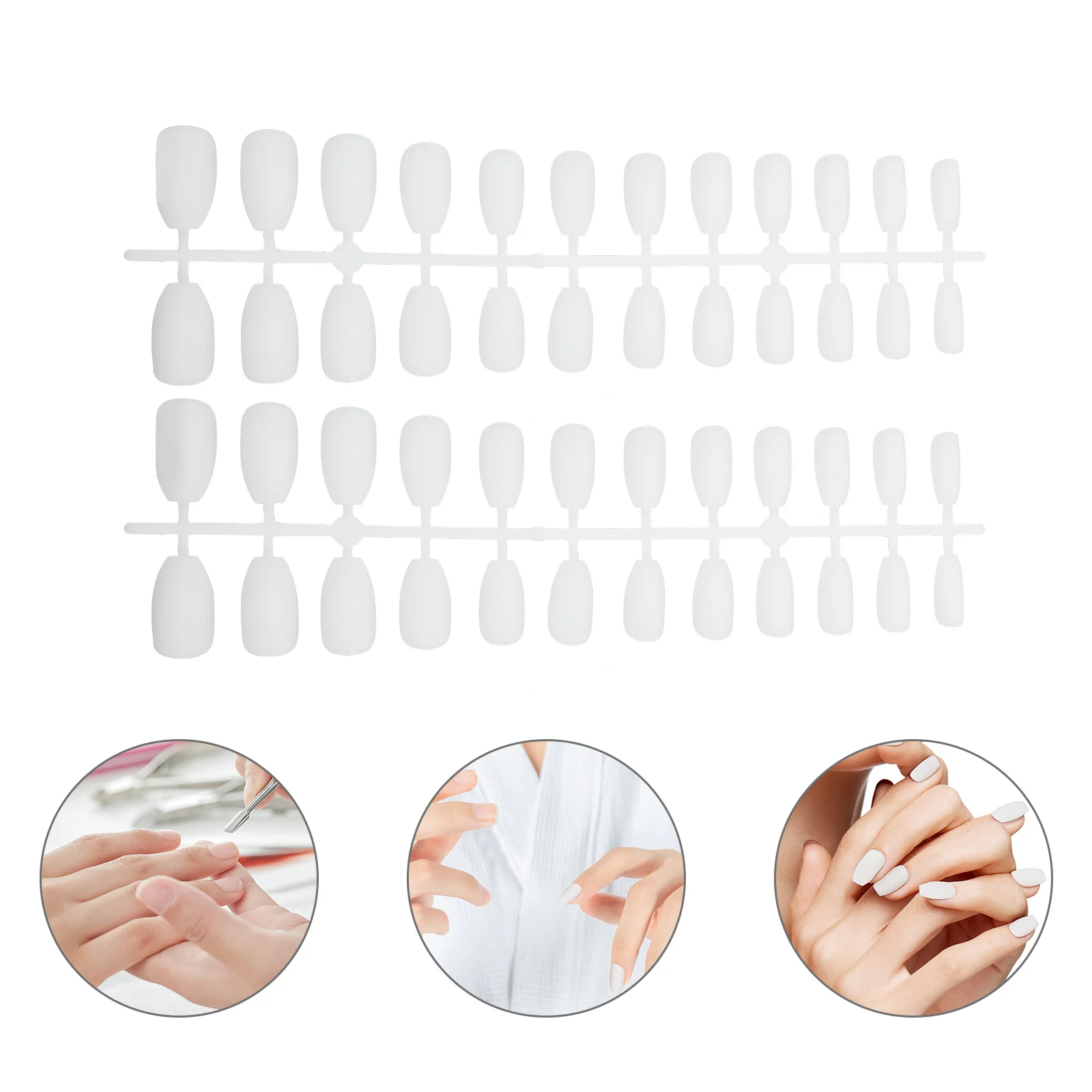 Nail Salon Fake Nails Long Women False for Party Fancy Ultra Thin Decoration