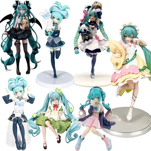 Animation Anime Popularity King Hatsune Miku Handmade Devil Hatsune Miku Cat Ear Hatsune Miku Cute Handmade PVC Model Decoration