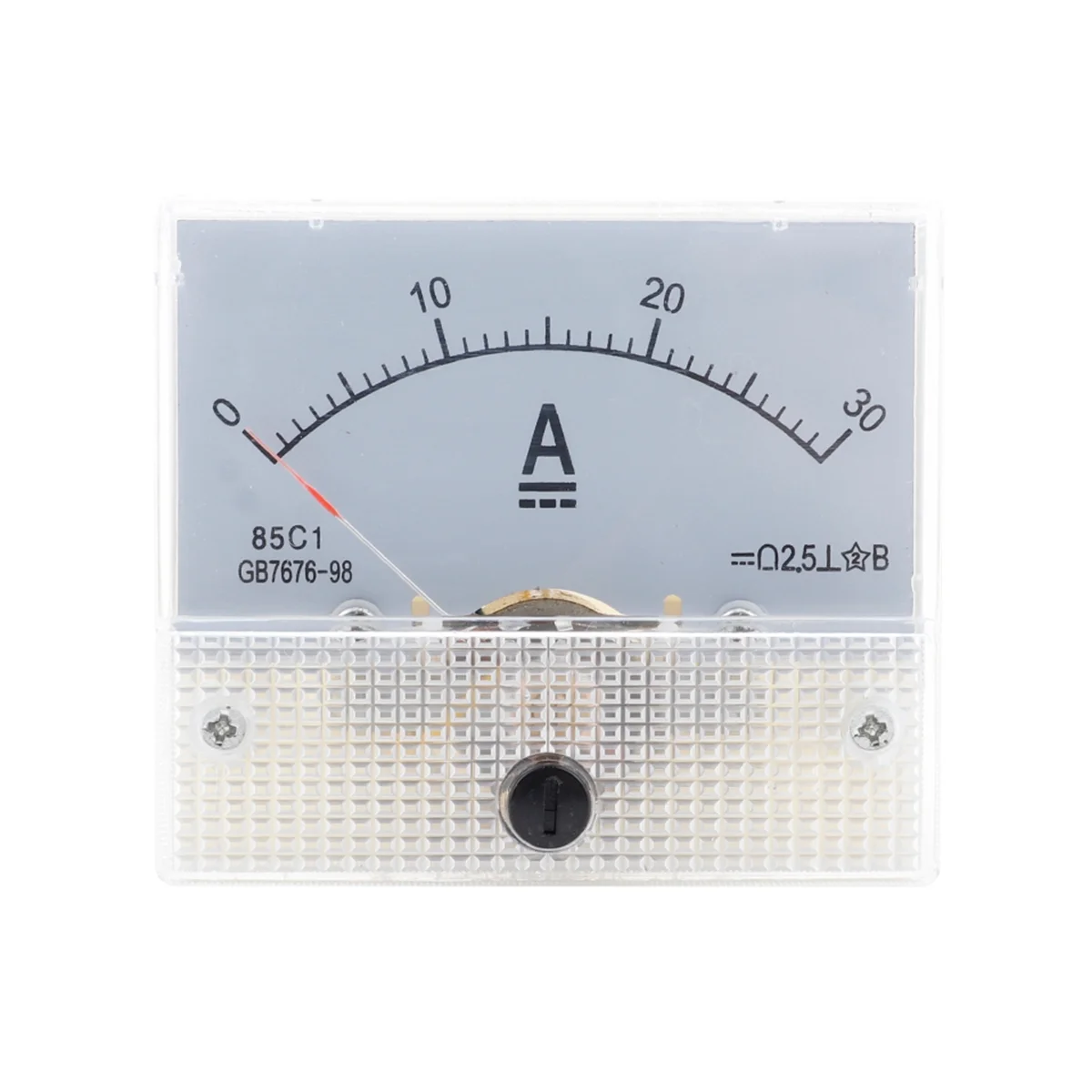 85C1-DC 30A DC Voltmeter Pointer Head Analog Ammeter Panel Meter