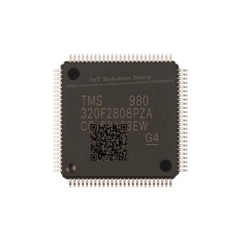 TMS320F2808PZA C2000 32-bit MCU with 100-MHz, 128-kb Flash, 12PWM