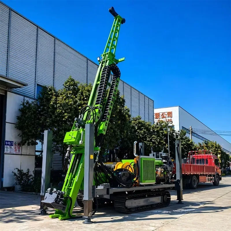 Customized Factory Direct Supply Crawler Full Hydraulic Core Drilling Rig With Floating Spindle For Drilling In Solid Mineral De