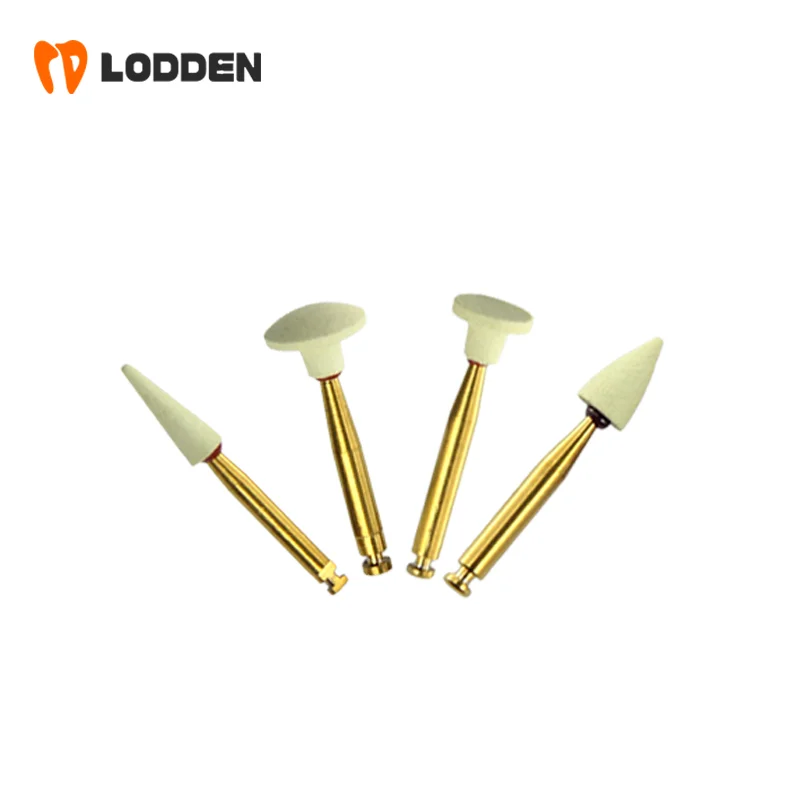 

4pcs/box Ceramics Diamond Stones Dental Lab for Finish Zirconia Lithium Disilicate Dental RA Low-speed Equipment Polishing Tools