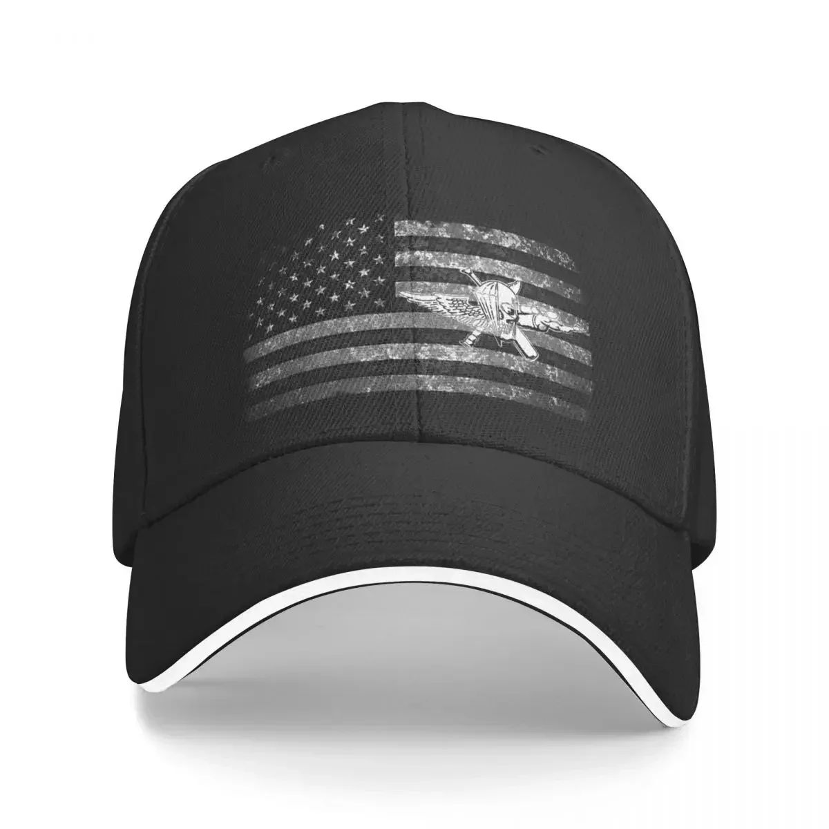 

Recon Jack on Faded American Flag Baseball Cap tea Hat Streetwear Hood Golf Golf Wear Men Women's