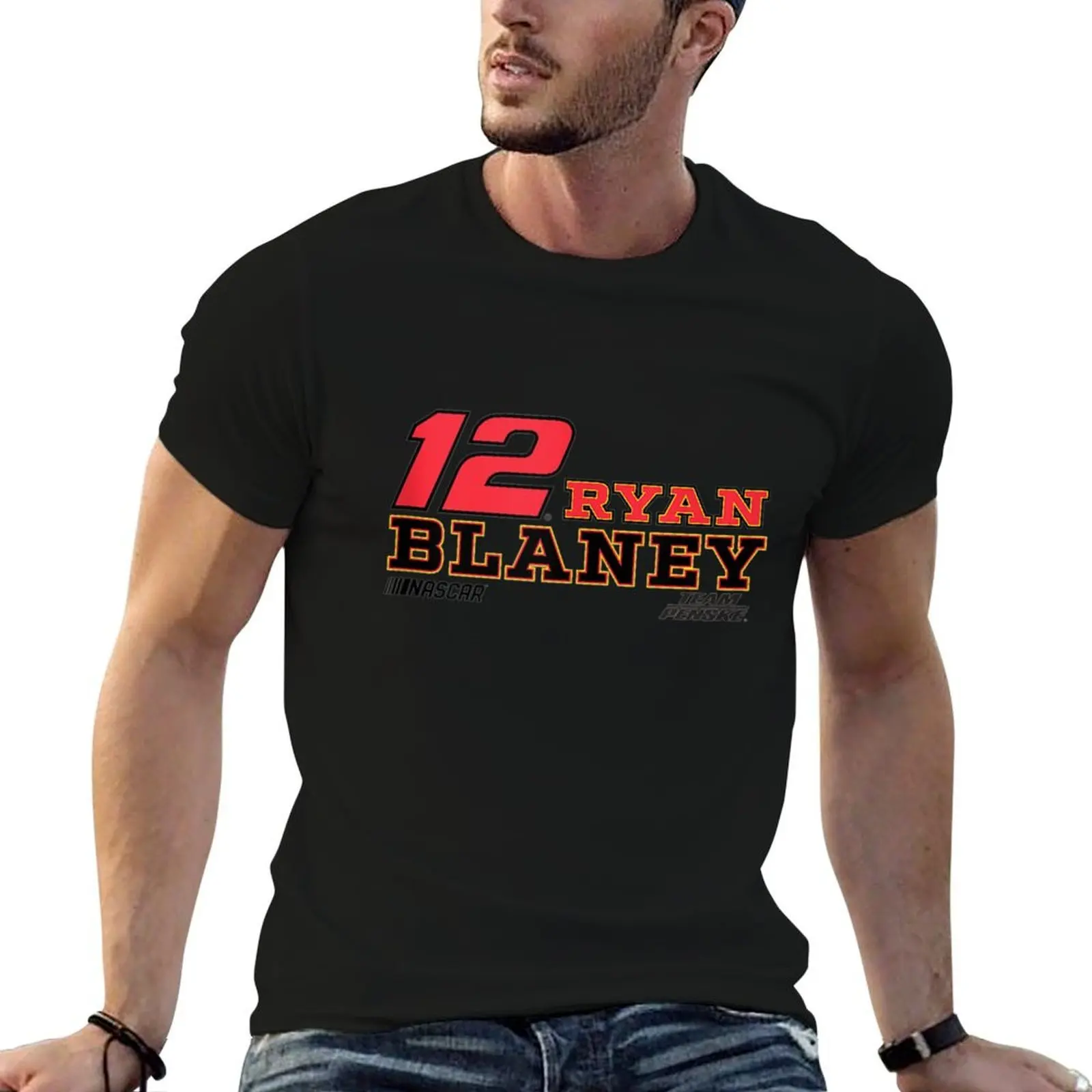 

NASCAR - Ryan Blaney - Driver T-Shirt cotton tshirt 100% man t shirts graphic T-Shirt