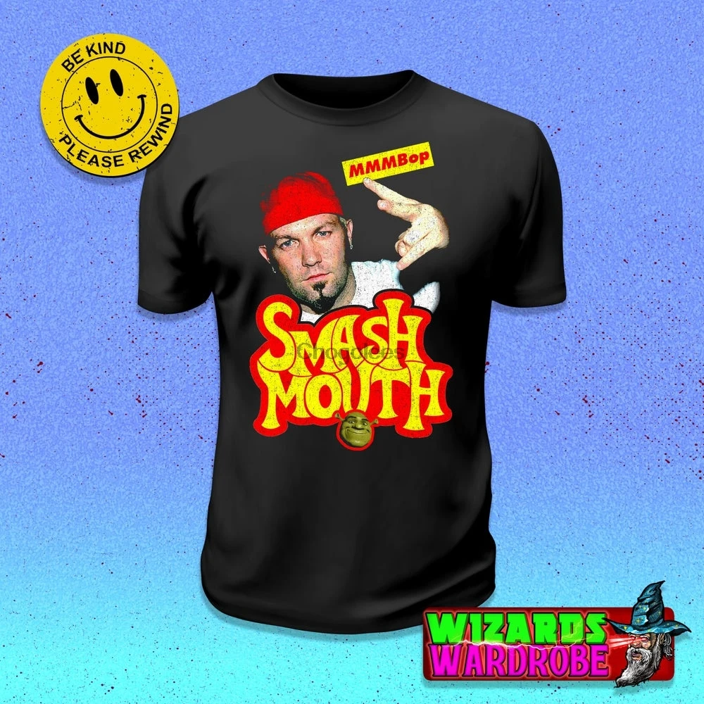 Limp Bizkit Smash Mouth Hanson MMbop Shrek 5.3 oz. T Shirt