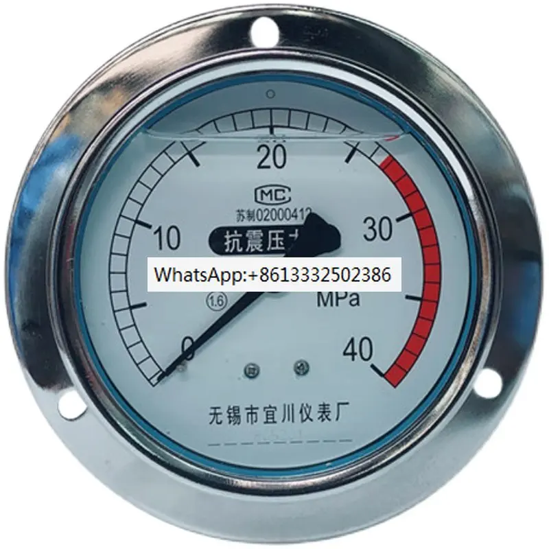 Instrument Factory YN-100ZT Axial Band Edge/Seismic/Seismic/Pressure Gauge 40MPA