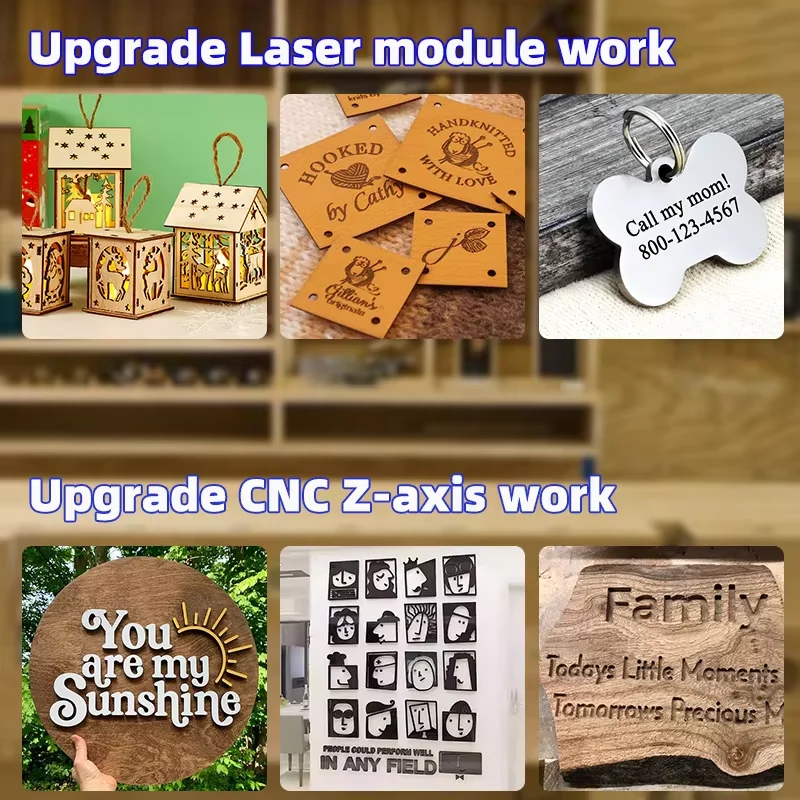 FEUNGSAKE Laser Engraving Cutting Machine Frame Kit Working Area 1200x1200mm Grbl Control Cnc Laser Engraver Frame