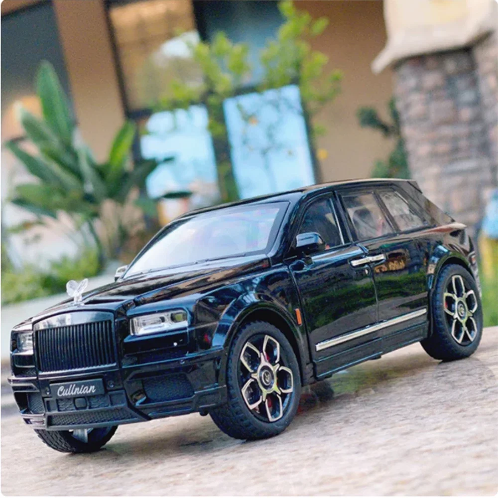 1:20 ロールスロイス カリナン BBモデル おもちゃの車 合金ダイキャスト SUV サウンドライト ドア開閉 プルバック シミュレーション車両 男の子向けギフト