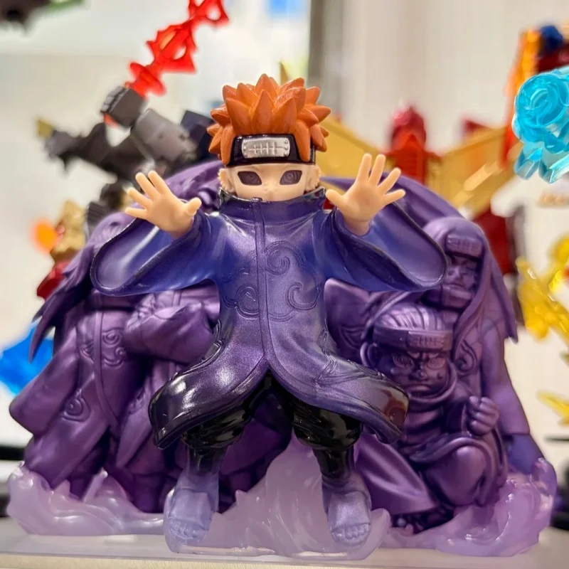 New Product in Stock Card Game Naruto Rubber Doll 2nd Blind Box Mini Soft Rubber Anime Joint Collection Card Desktop Ornament