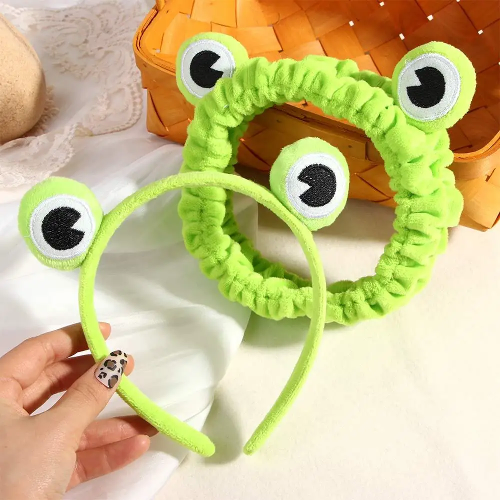 Funny Trendy Hair Accessories Frog Cute Hair Hoop Elastic Headwear Headband