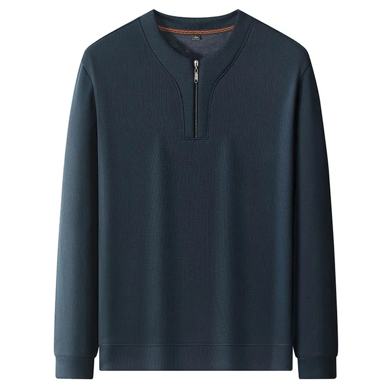 プラスサイズ 8XL 9XL 春秋スウェット男性パーカーファッション長袖ストリートスポーツウェア男性 v ネックプルオーバー服