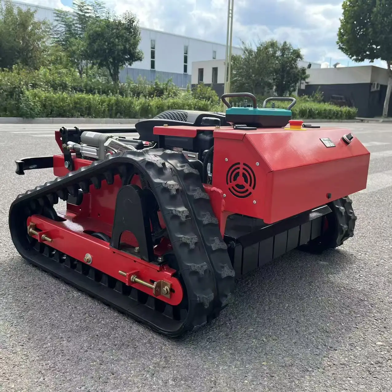 Upgraded Industrial  Remote-Control  Lawn Mower  Automatic Agricultural  Rubber  Track EPA/Euro 5 Compliant 500mm Cutting Width