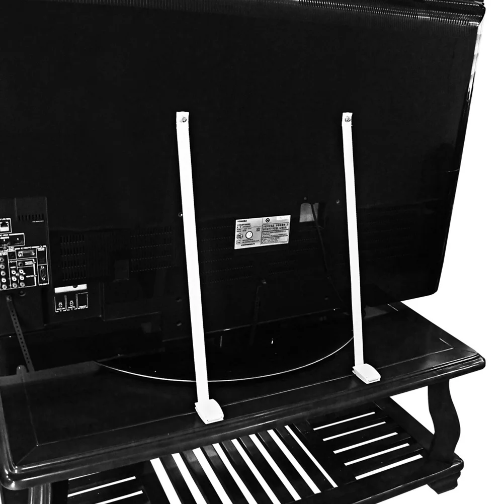 2Pcs Anti Tip Furniture Strap Adjustable Anchor Chinlon ABS Durable 100kg Weight Bearing Snapping Design Easy Assembly