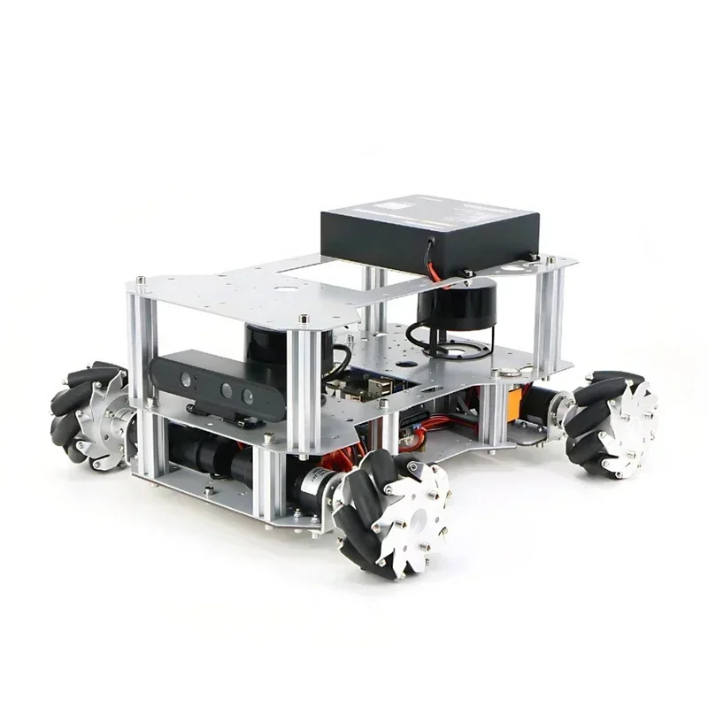 Dual LiDAR ROS Robot Intelligent Car Raspberry Pi 5 Mobile Chassis SLAM Navigation