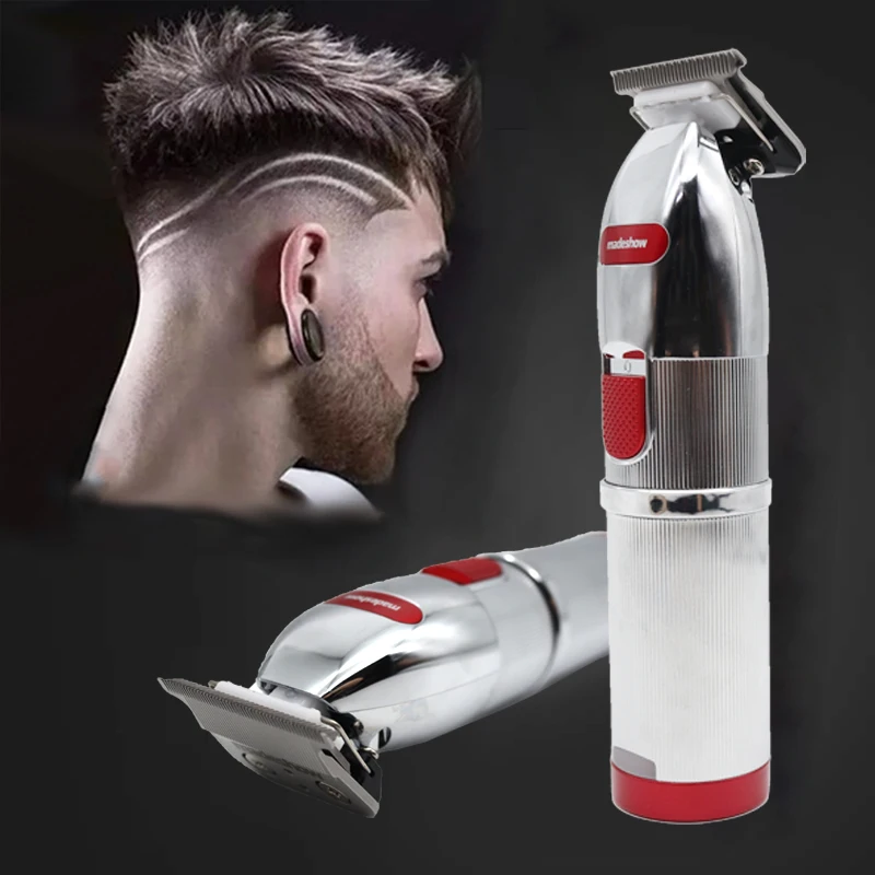 Madeshow m6 Professional All Metal Barber Hair Trimmer for Men Hair Clipper Hair Cutting Machine Finishing Cutter 7000rpm