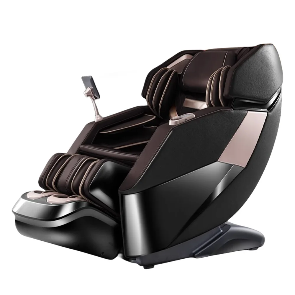 Silla de masaje de lujo de cuerpo completo Shiatsu de gravedad cero cómoda silla de masaje 4d para uso doméstico de oficina 2025 Anna