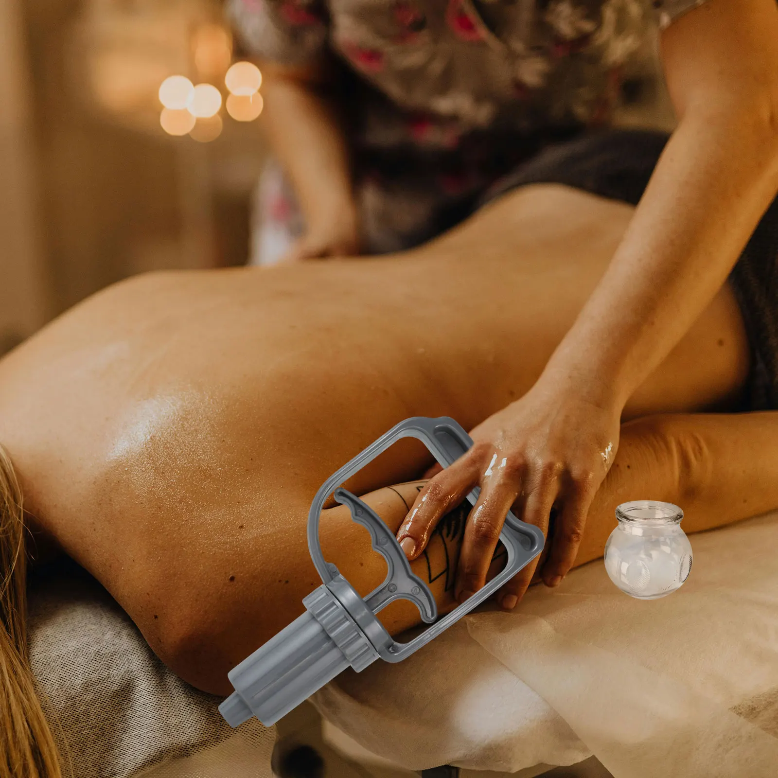 

Hand Pump Cupping Therapy Tool Manual Vacuum Suction Device Massage Handheld Vacuum Cupping Pump Muscle Relaxation Body Care