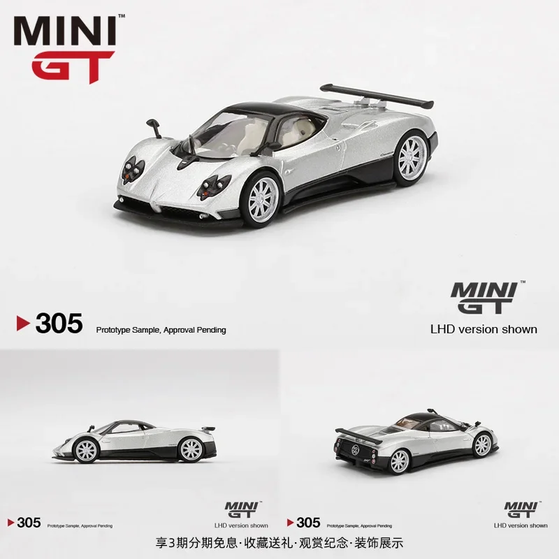 TSM MODELS MINIGT #305 1:64 Pagani Zonda F  Diecast Model Race Car Kids Toys Gift