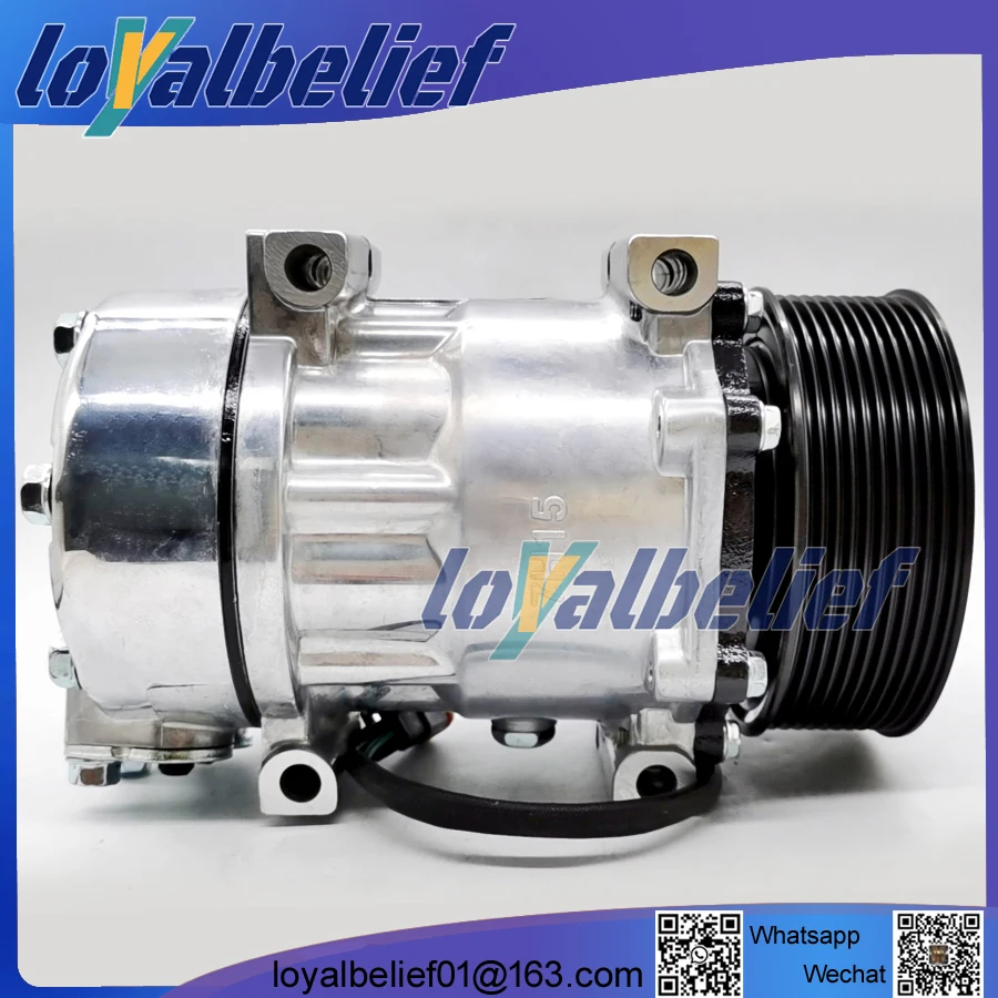 Sanden SD7H15 AC Air Conditioning Compressor For Scania P G R T series R380 R340 G420 R500 R580 R620 1531196 1888032 SANDEN 8295