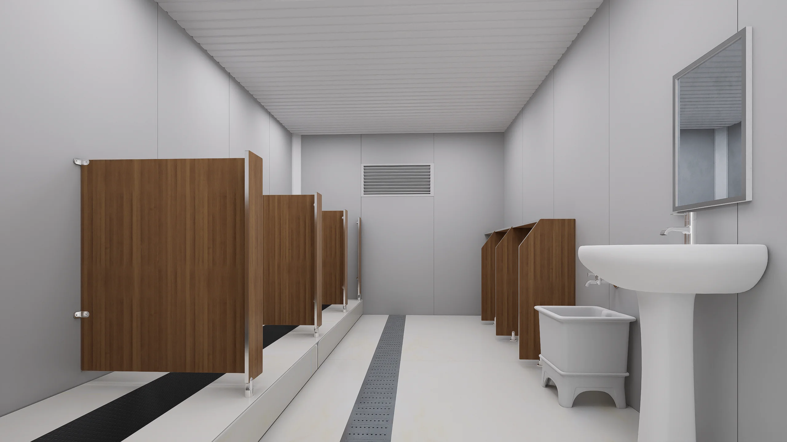 2026 Portable Detachable 20ft/40ft Prefab Toilet and Shower Container Mobile Toilet for Hotel Application
