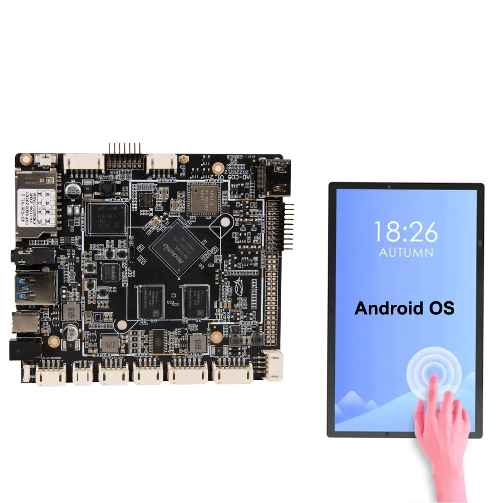 Placas-mãe Rockchip RK3566 Android11 USB3.0 placas-mãe embutidas para quiosque de autoatendimento de varejo