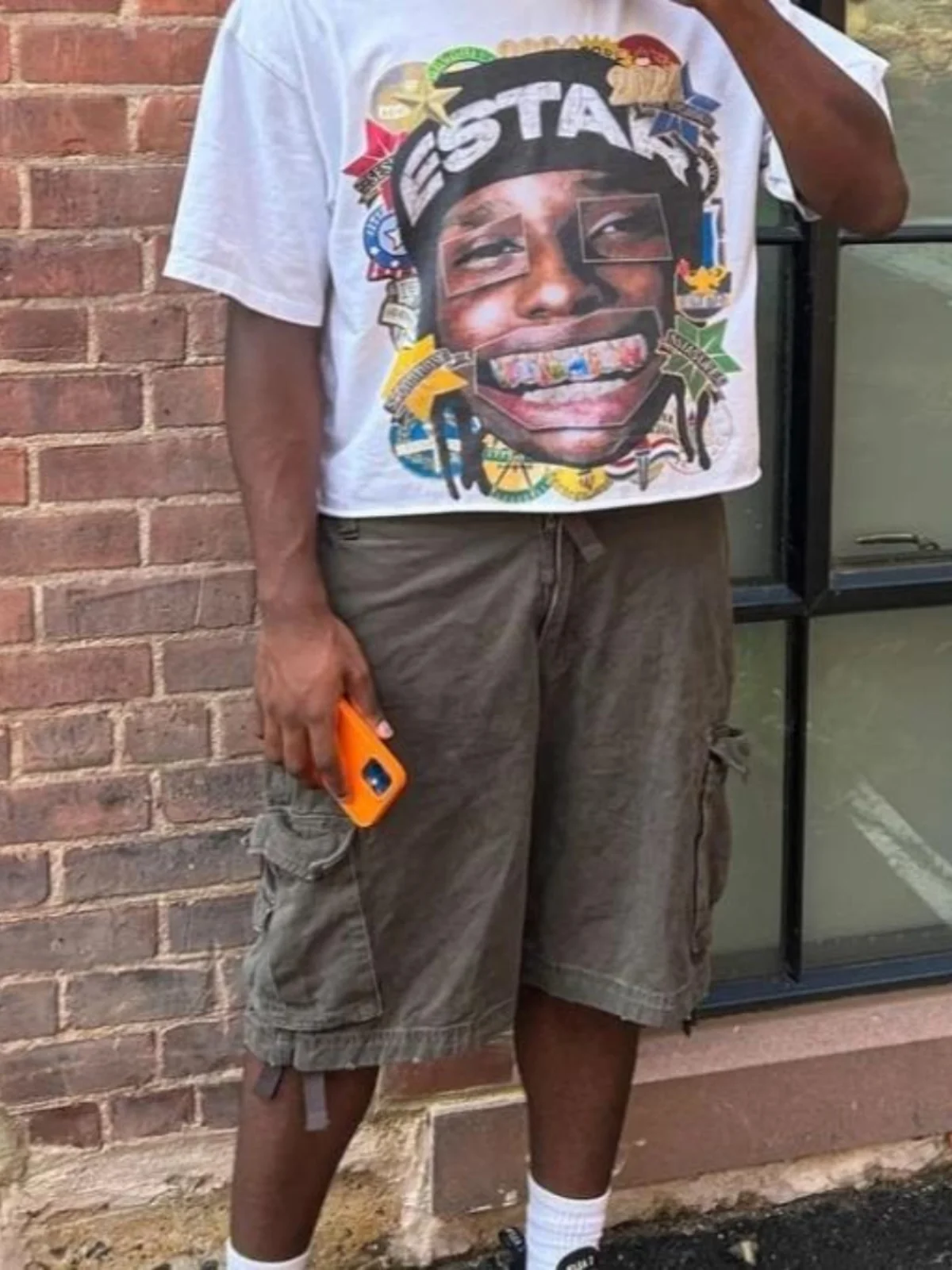 

Новая хлопковая футболка большого размера с абстрактным афическим принтом, дышащая повседневная круглая футболка ort Sve для повседневного ношения