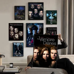 The Vampire Diaries Good Quality Prints and Posters Whitepaper Sticker DIY Room Bar Cafe Vintage Decorative Painting