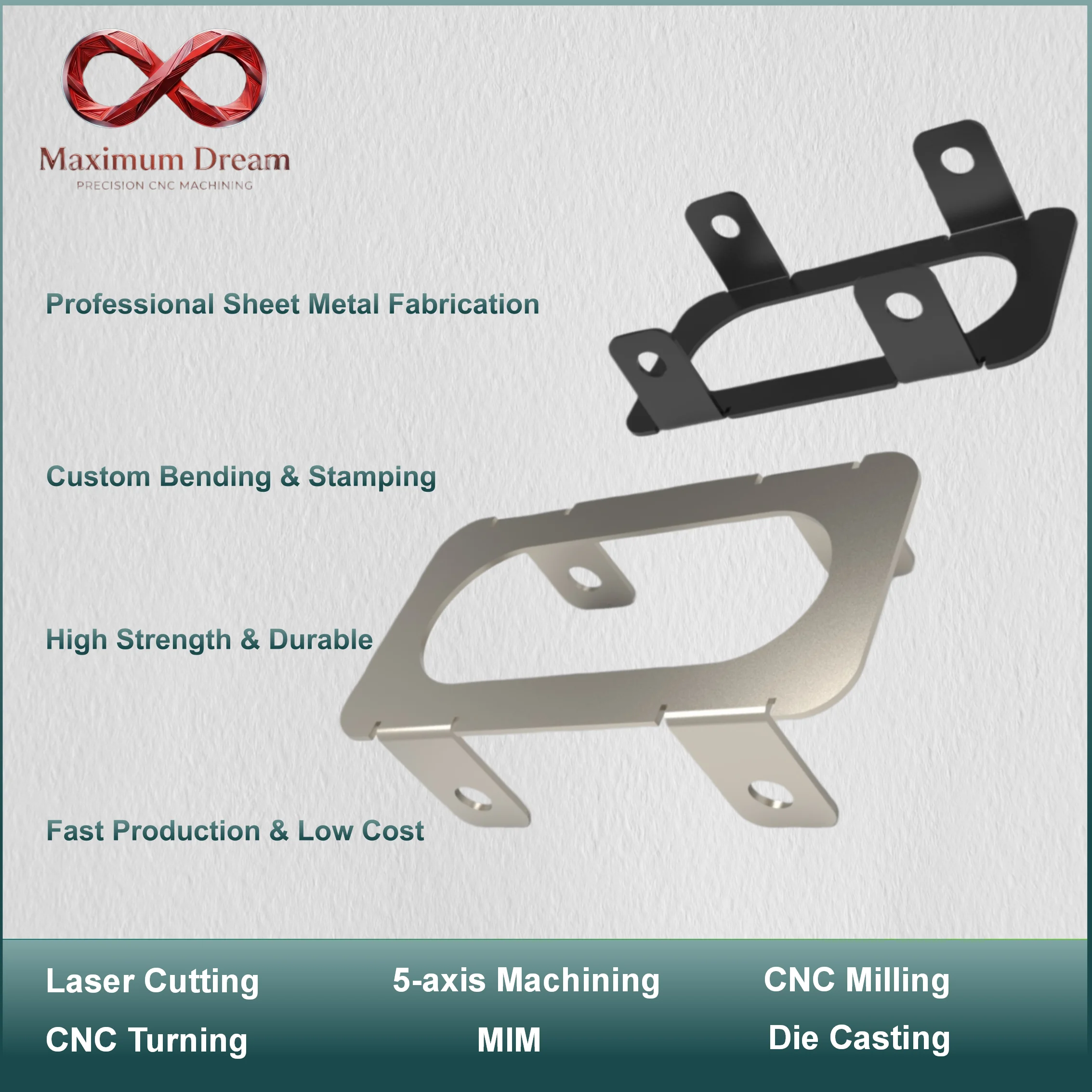 Custom Aluminum Laser Cutting Sheet Metal Bending Fabrication Sandblasted Anodized Electronic Enclosure Box MOQ 1pc image 3