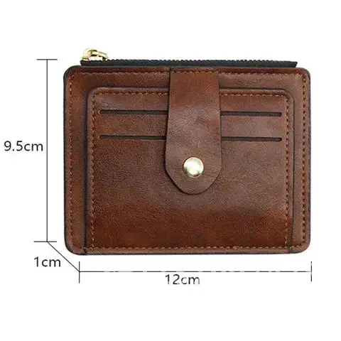 Women Slim RFID Blocking Minimalist Front Pocket Card Holder Wallet