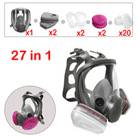 Anti-Fog 6800 Gas Mask Industrial Painting Spraying Respirator Safety Work Filter Dust Proof Full Face Formaldehyde Protection