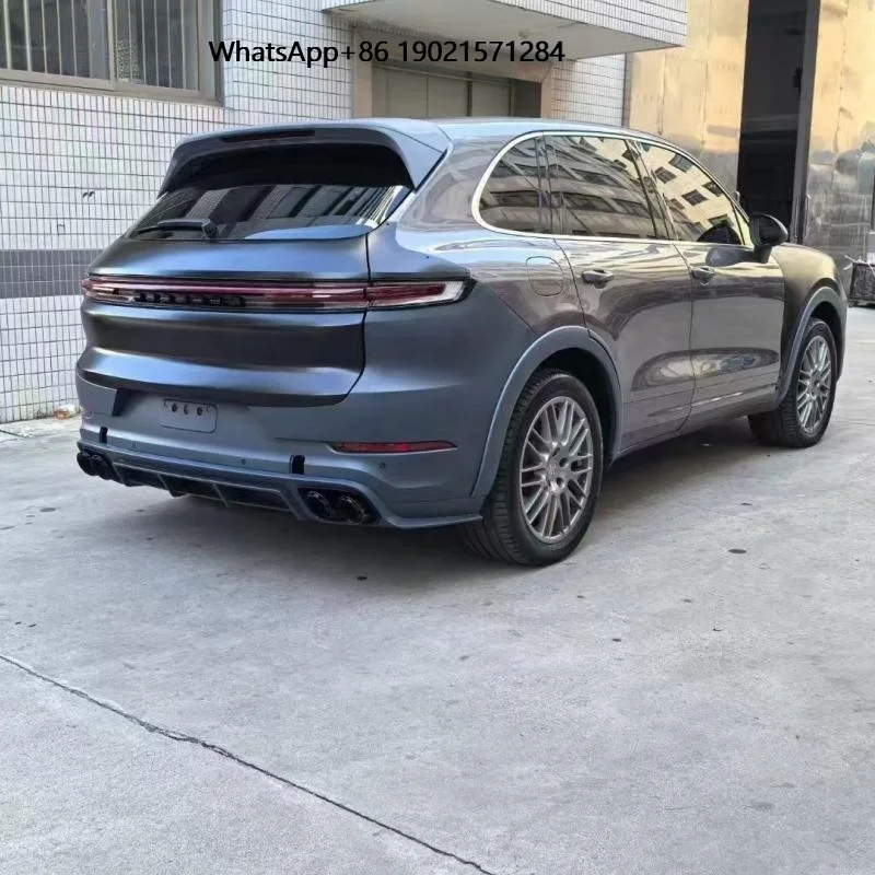 Für 2011–2018 Porsche Cayenne 958.1 958.2 Upgrade 2025, Stoßstangen-Set, Matrix-LED-Scheinwerfer, LED-Rücklichter, hohe Qualität, 1 bis 1 Form
