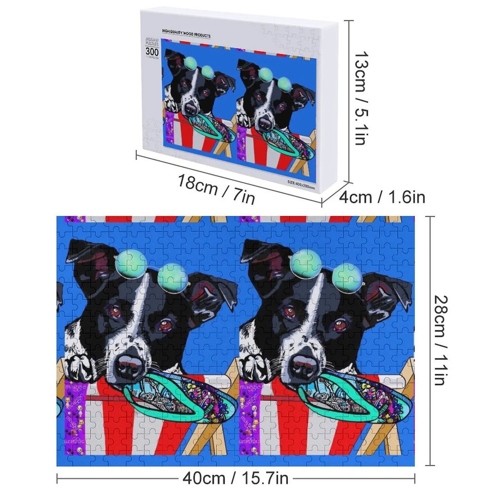 Puppy Love Jigsaw Puzzle doganale con foto Decorazioni in legno Dipinti Animali in legno Woodens per adulti Puzzle