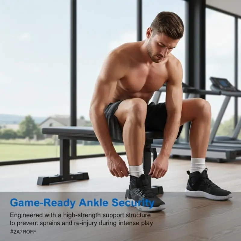 Ankle Brace Support for Plantar Fasciitis with Compression Sleeve and Foot Strap for Enhanced Pain Relief